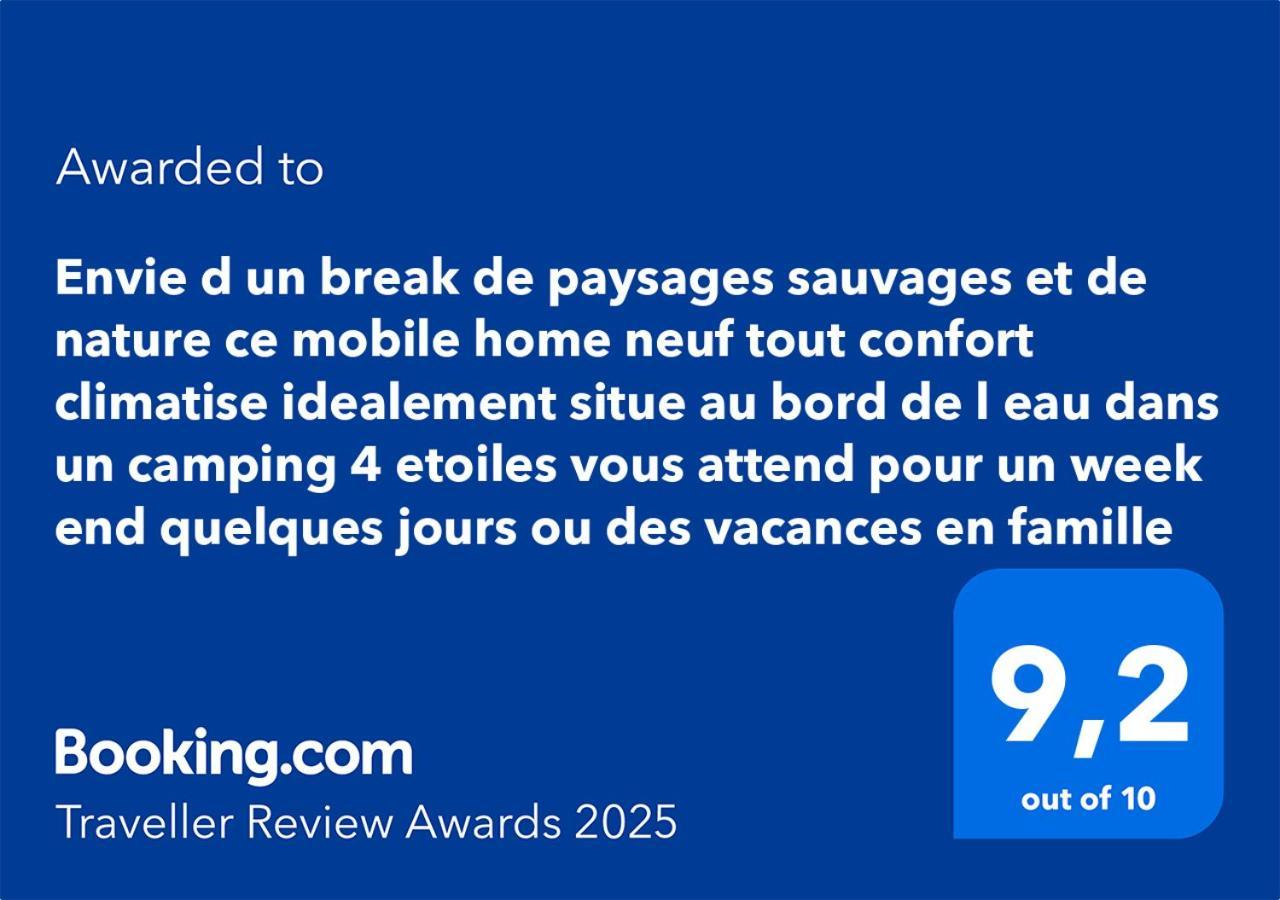Envie D Un Break De Paysages Sauvages Et De Nature Ce Mobile Neuf Confort Climatise Idealement Situe Au Bord De L Eau Dans Un 4 Etoiles Vous Attend Pour Un Week End Quelques Jours Ou Des En Famille Parque de Campismo *